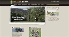 Desktop Screenshot of nativehunt.com