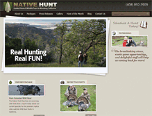 Tablet Screenshot of nativehunt.com